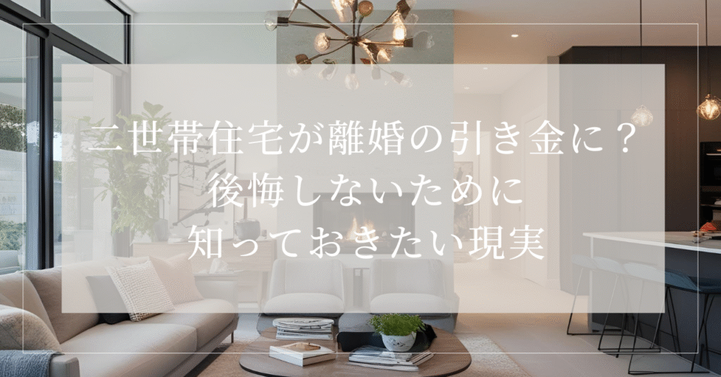 二世帯住宅 離婚